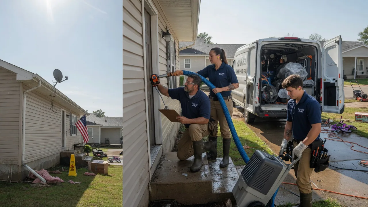 Ceiling Water Damage Restoration in Exline, IA near me
